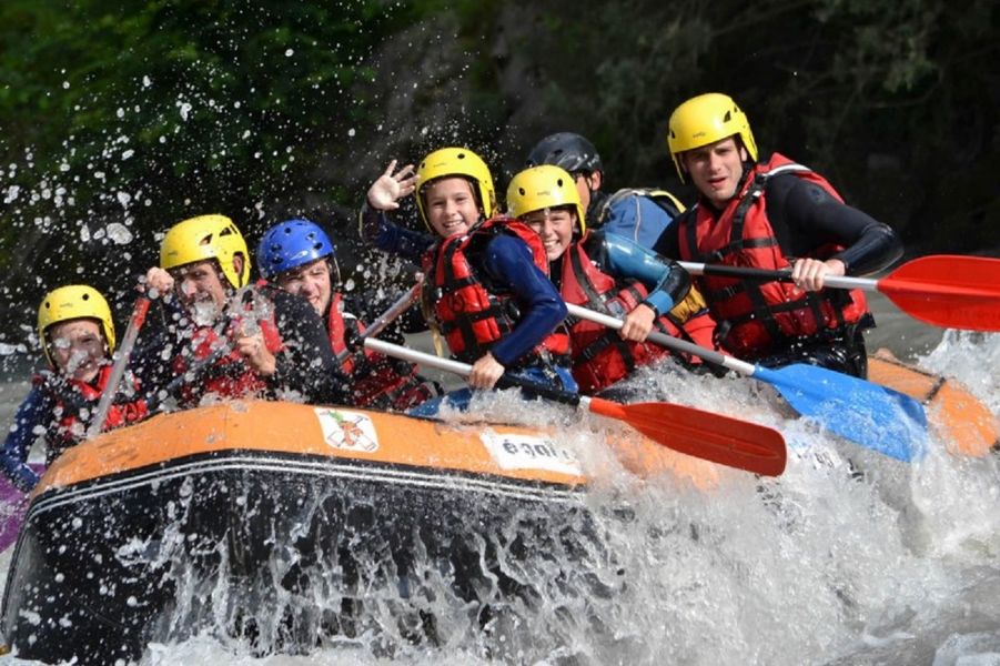 descente en rafting du Giffre