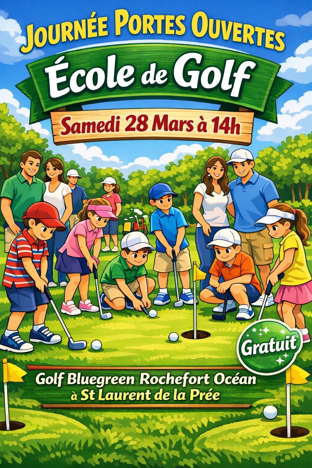 Journée portes ouvertes : Golf Bluegreen St-Laurent de la Prée