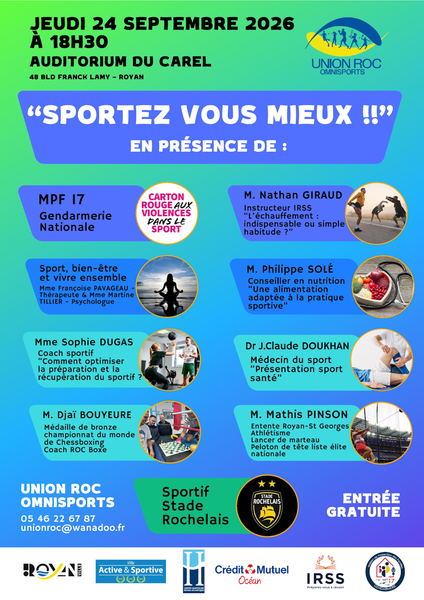 Conférence-débat - Sportez-vous mieux
