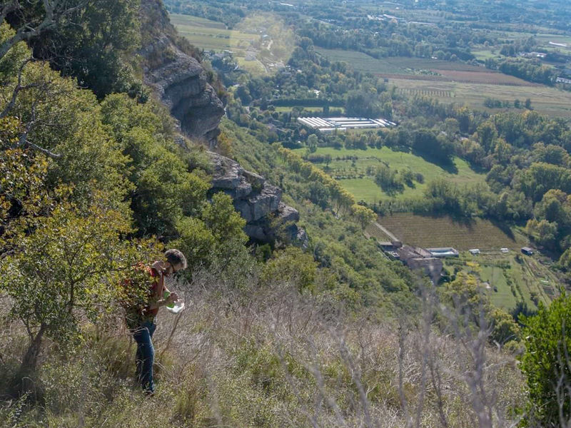 Géocaching à Lussas