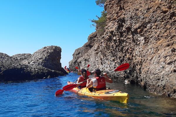 Demi-journée encadrée kayak La Ciotat