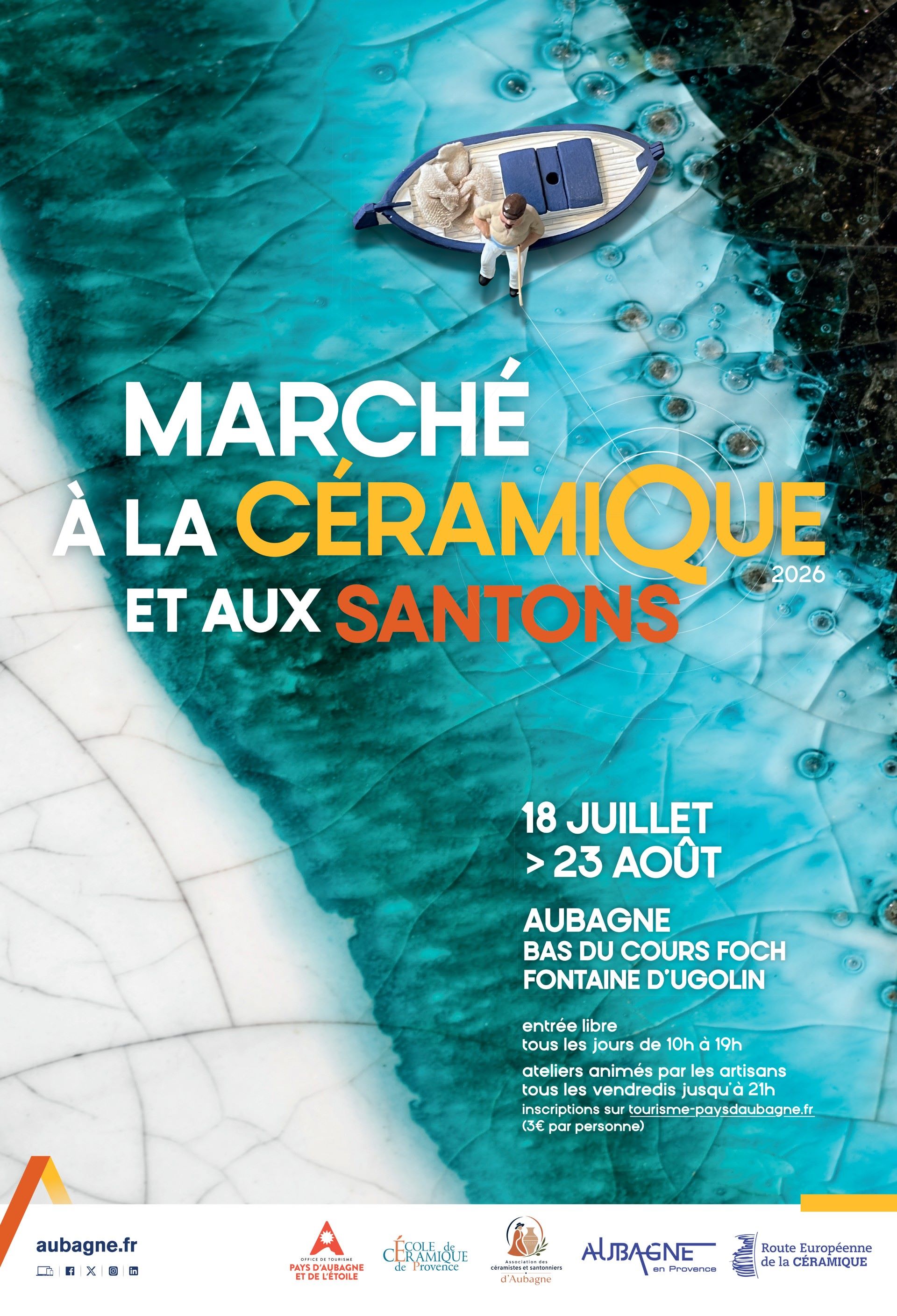 Marché à la céramique et aux santons