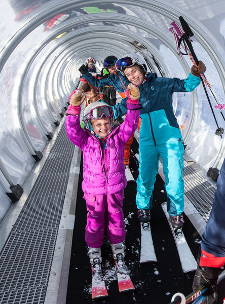 Remontées mécaniques du Grand-Bornand en hiver