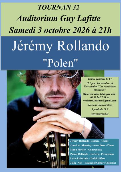 Concert Jérémy Rollando "Polen"_Tournan
