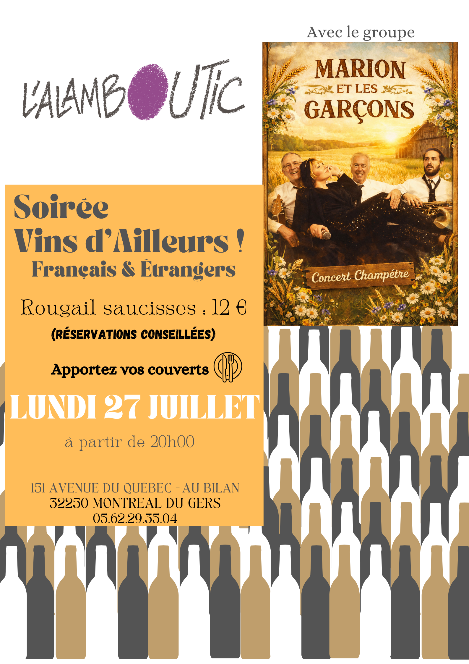Soirée vins d'ailleurs à l'Alamboutic_Montréal