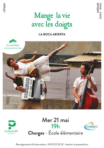 Mange la vie avec les doigts_Chorges - © Théatre La Passerelle Mange la vie avec les doigts_Chorges - © Théatre La Passerelle
