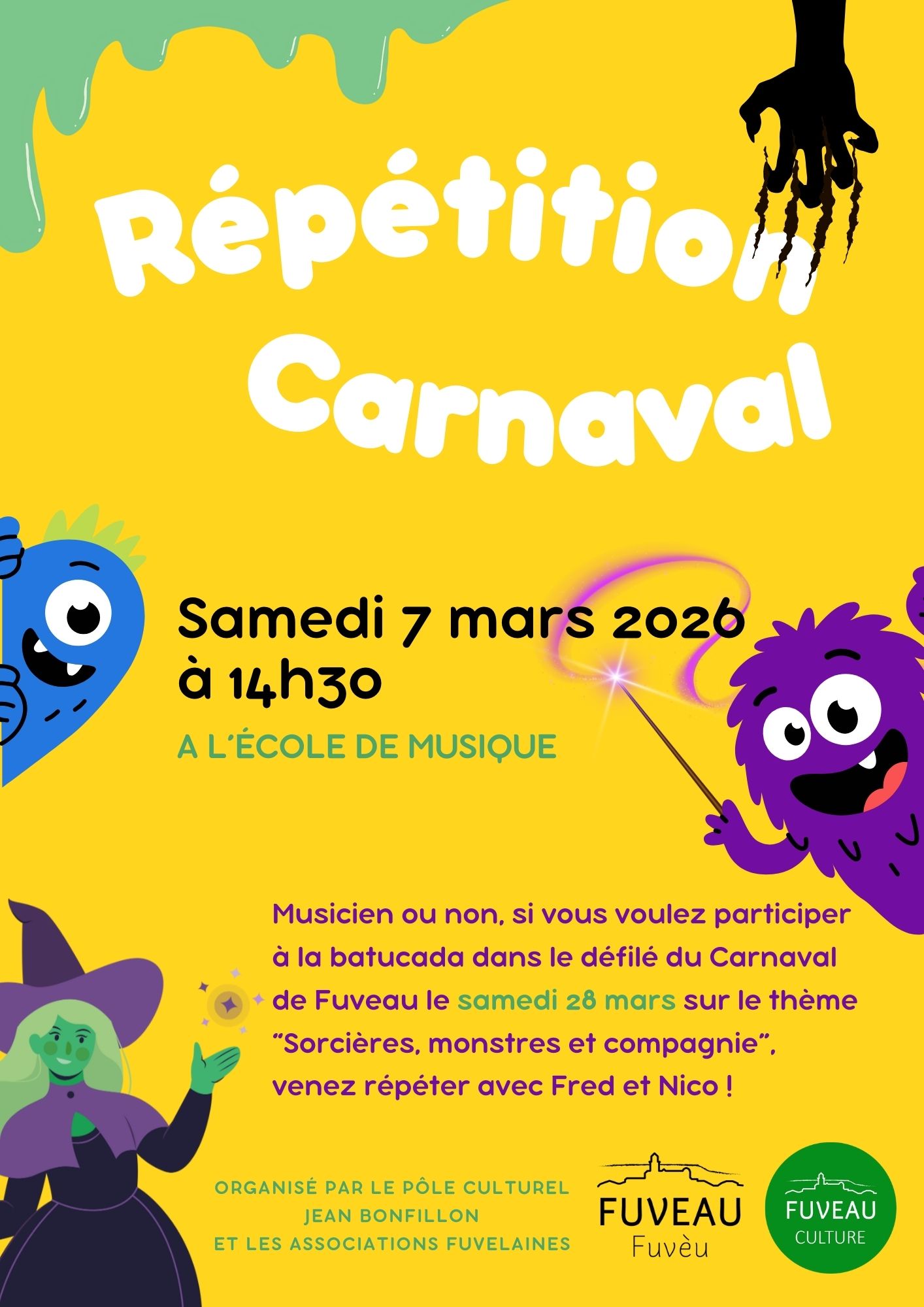 Répétition carnaval 2026