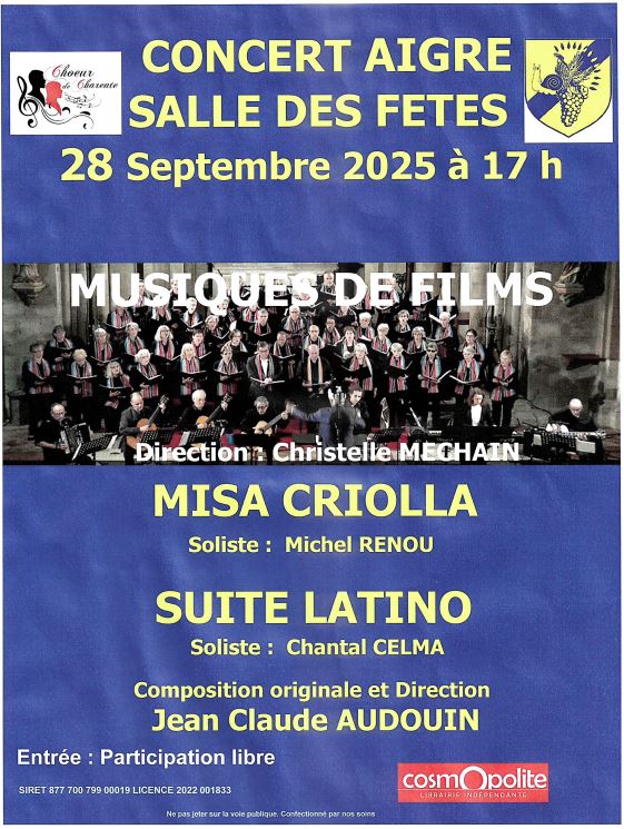 Concert musiques de films