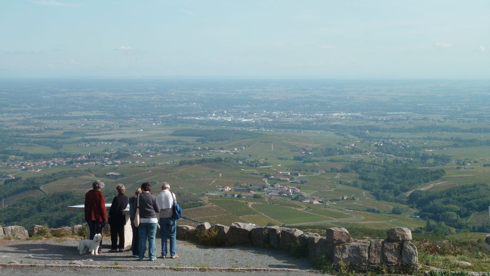 point de vue la terrasse de Chiroubles
