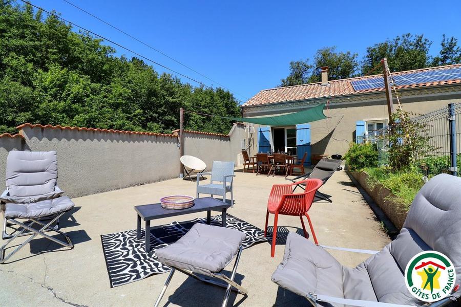 Terrasse privative : transats