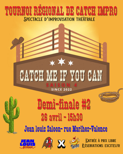 Tournoi d'impro : Catch me il you can ! - Demi-finale 2_Valence