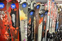Vue sur les skis