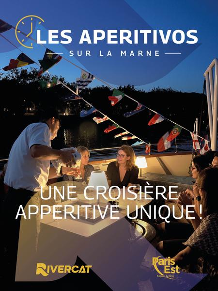 Affiche Croisière Aperitivos avec Marne Bois Croisières 