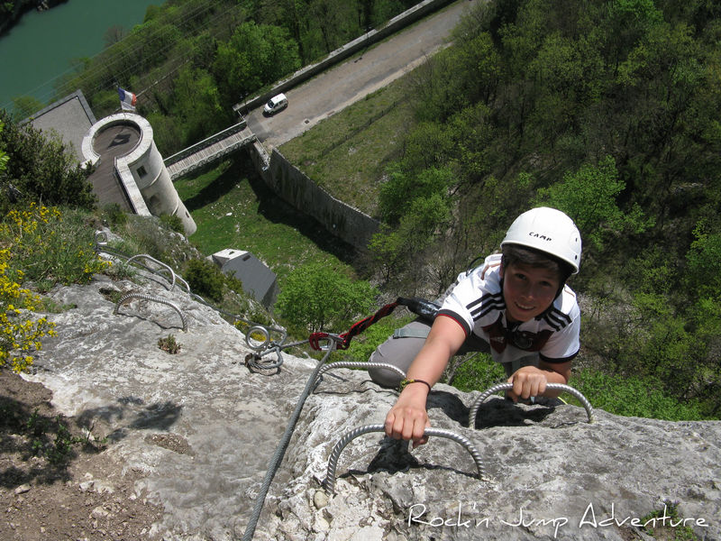 via ferrata fort l'ecluse pays de gex