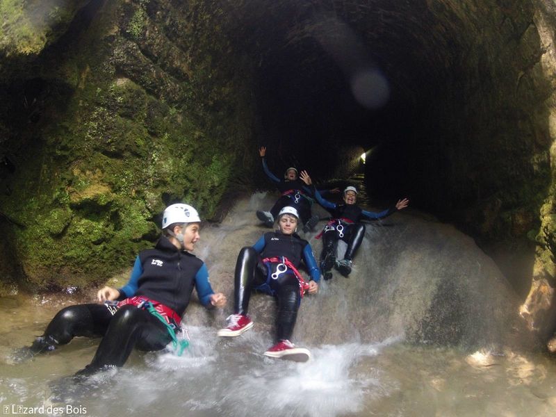 Lezard des Bois : canyoning