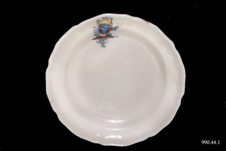 Plat aux Armoiries des Bruny