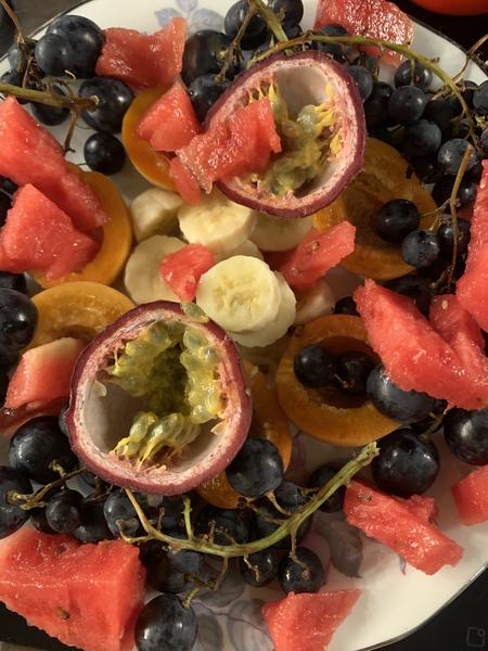 La salade de fruits colorée 