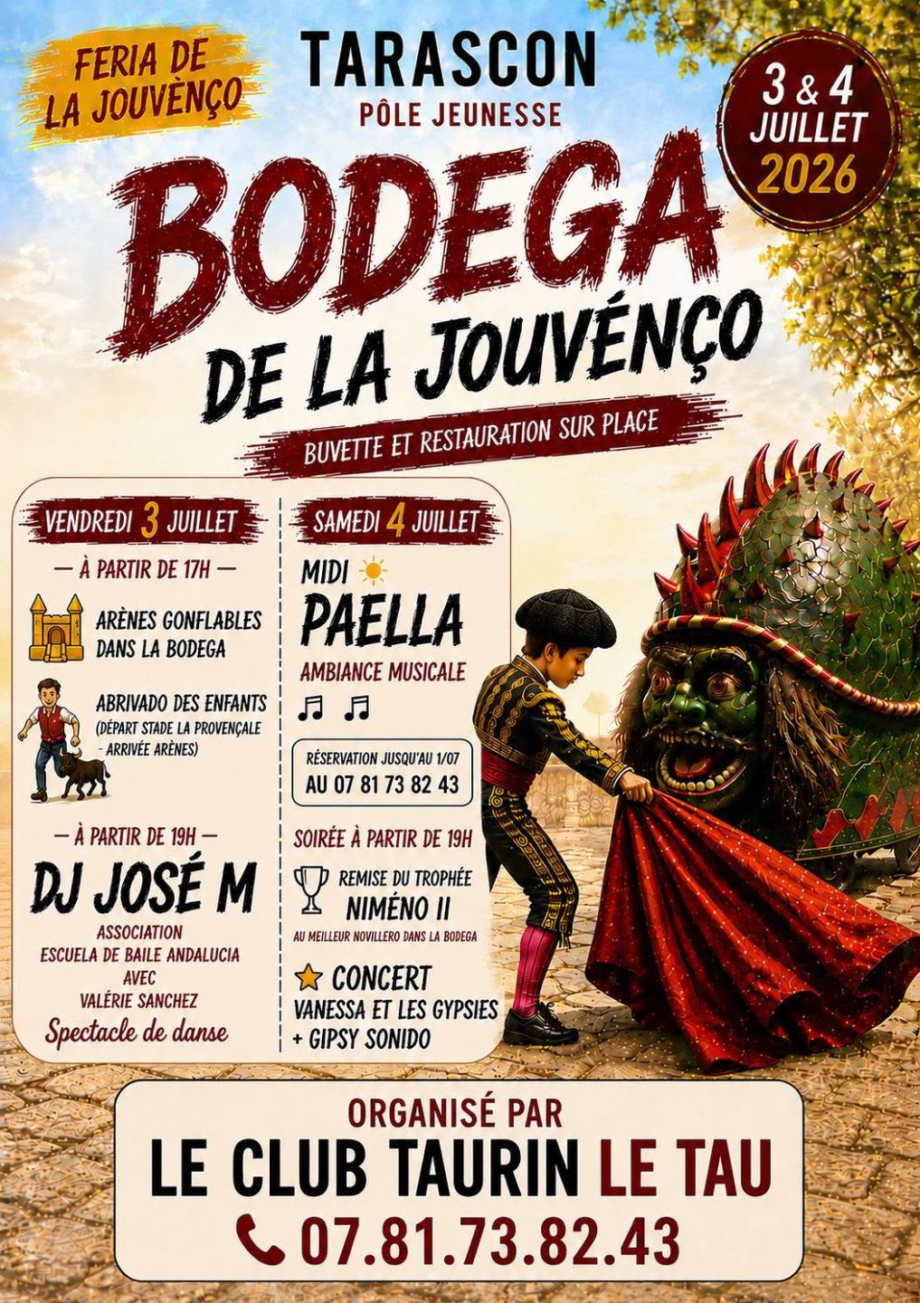 Bodega de la "Féria de la Jouvenço"  2026