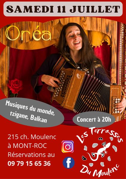 Concert aux Terrasses du Moulenc