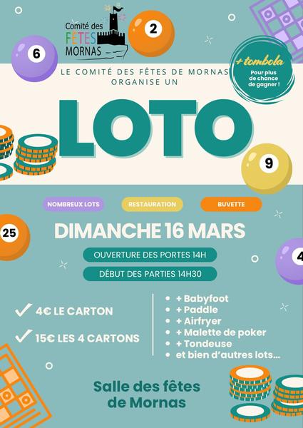 Loto du Comité des Fêtes_Mornas