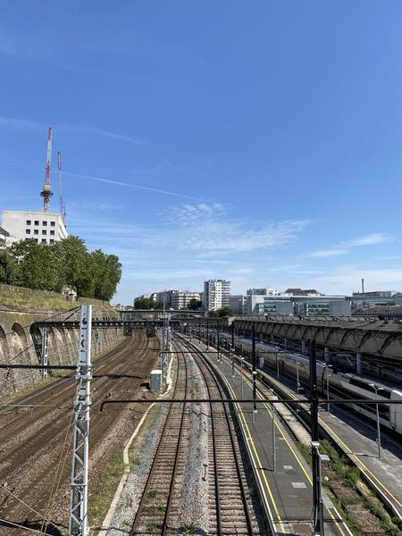 Vue depuis la passerelle de Valmy à Charenton-le-Pont 