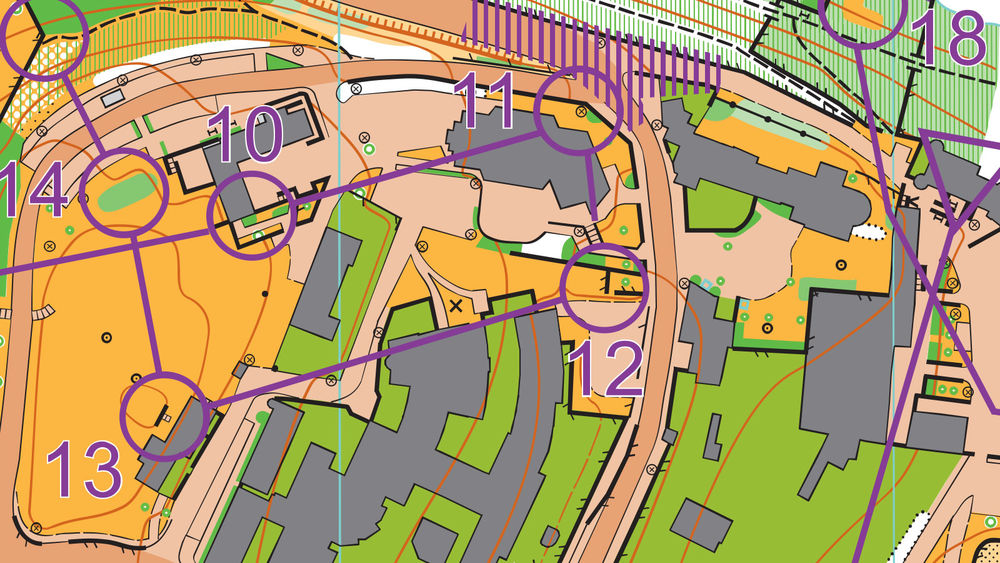 Parcours d'orientation sportif
