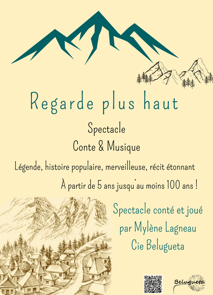 REGARDE PLUS HAUT Conte de montagne - © ©Cie Belugueta Soirées contes au refuge du Pic du Mas de La Grave_La Grave - © ©Cie Belugueta