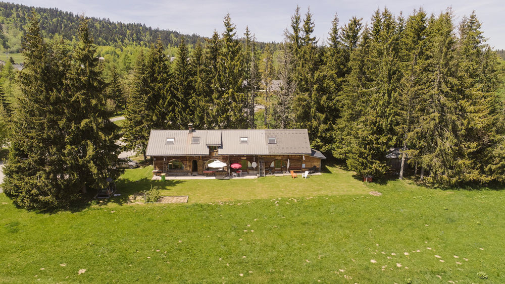 vue d'ensemble du chalet