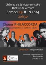 affiche concert Philaccorda St Victor