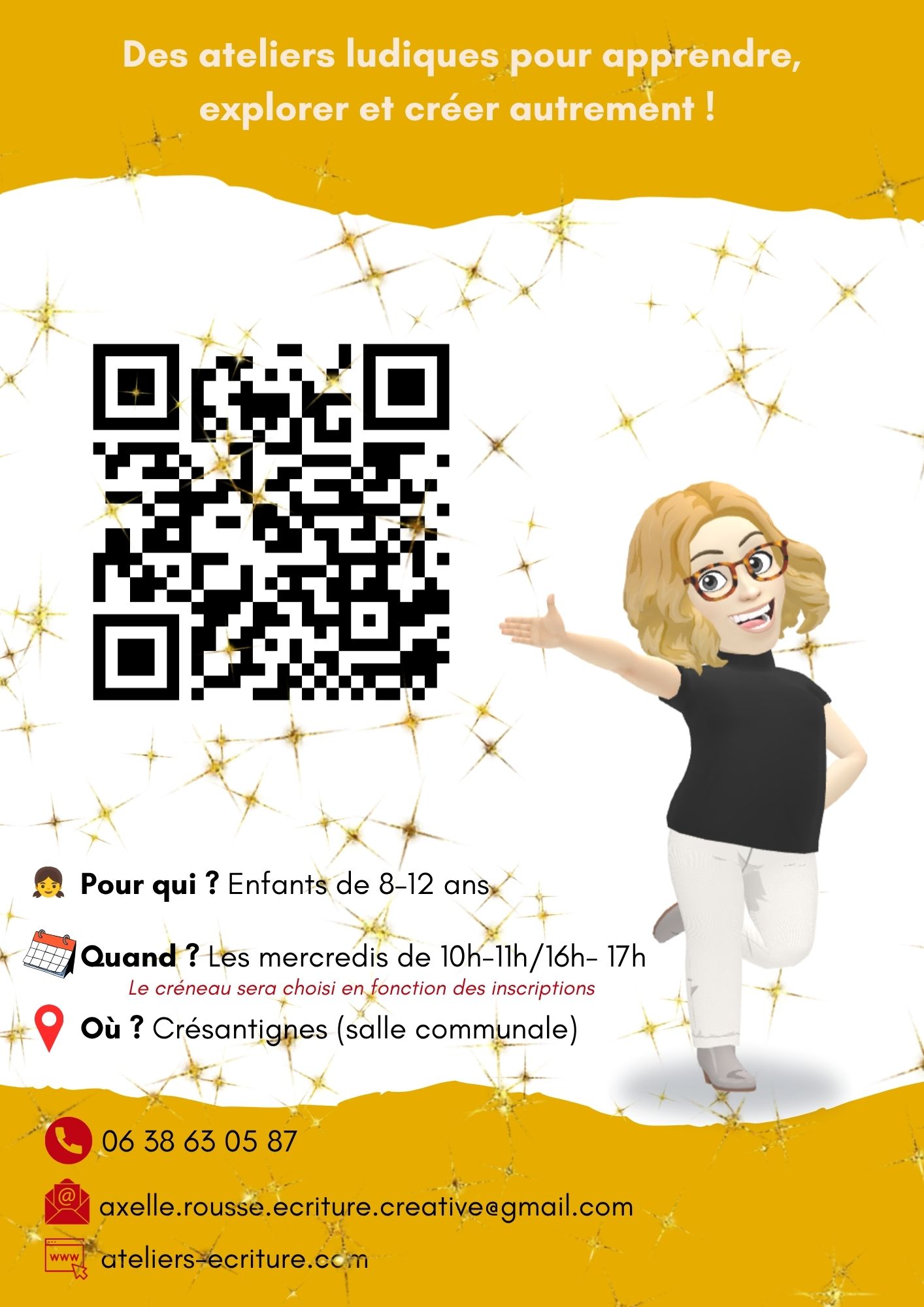 Ateliers d'écriture créative