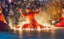 Spectacle de feu et de danse - Saison culturelle de Bonson_Bonson