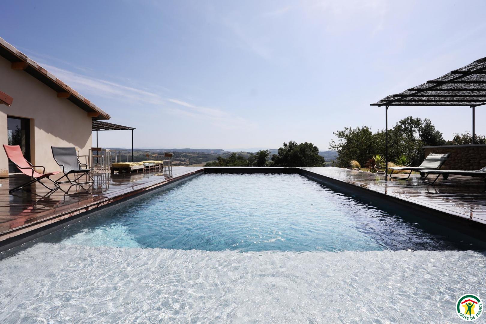 Piscine à partager