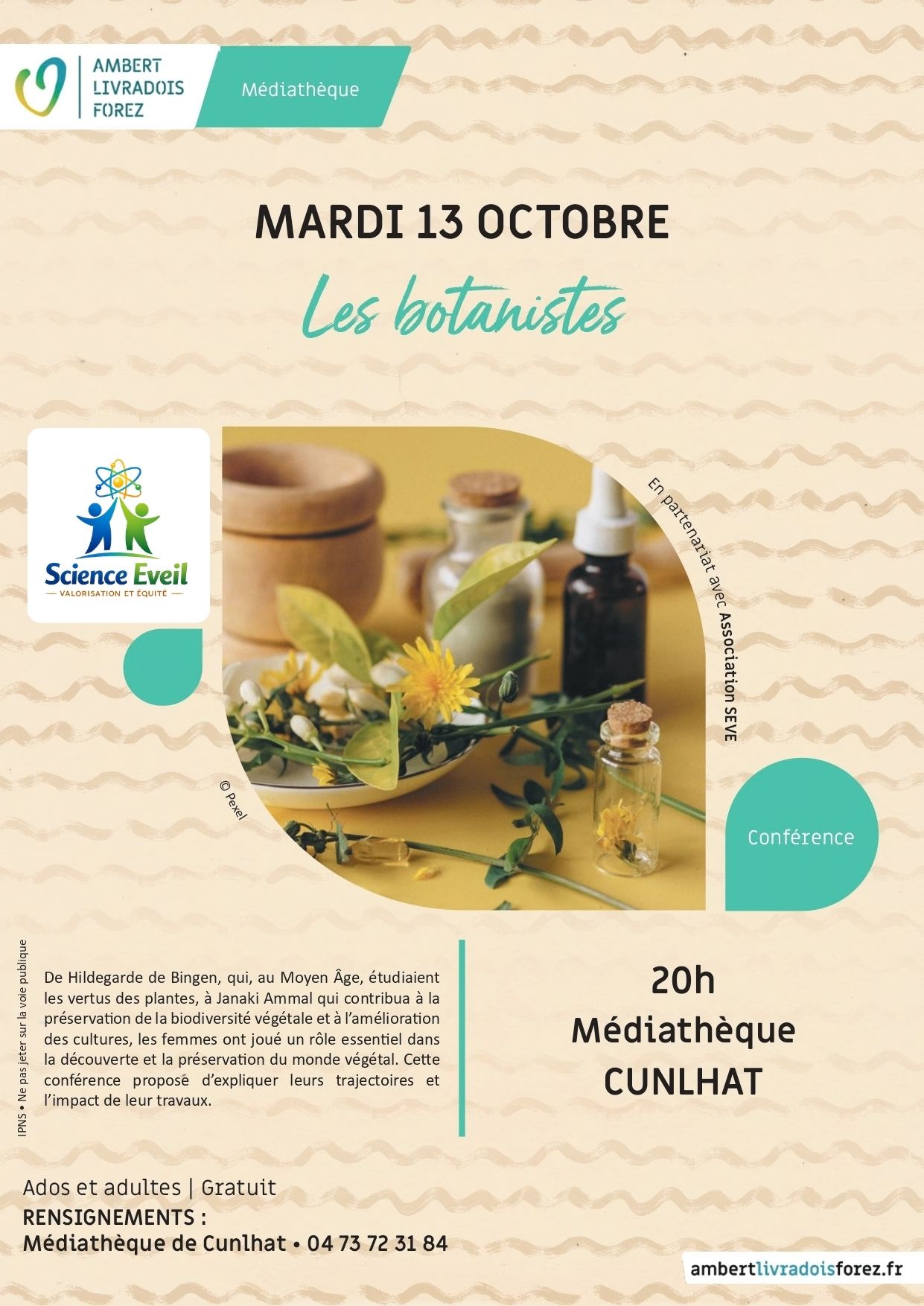 Conférence » Les Botanistes » par Nadine Mandran