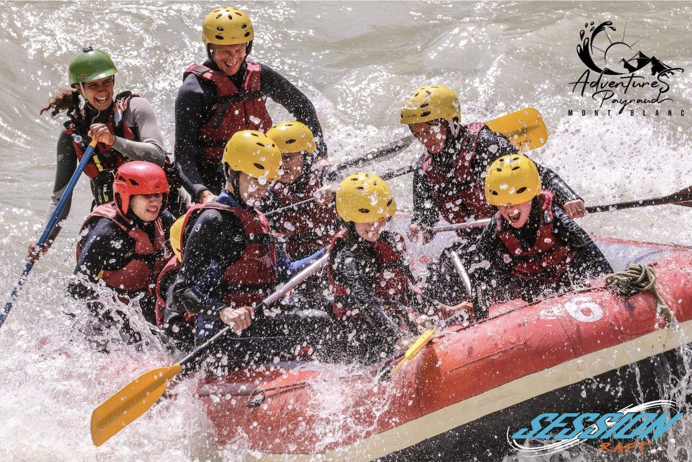 Rafting LOISIRS-Famille-Passy- Adventures Payraud Session Raft ©