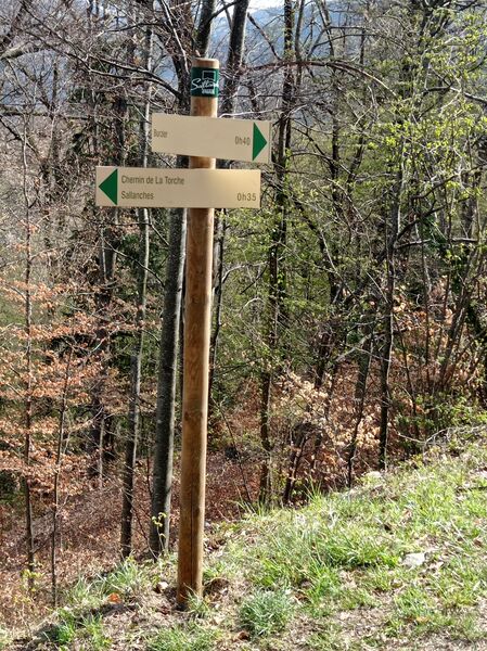 sentier pédestre : circuit des coteaux