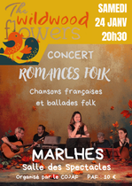 Concert "THE WILDWOOD FLOWERS"_Marlhes