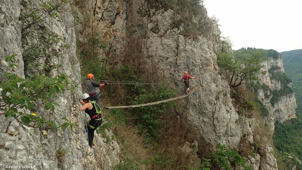 Lezard des Bois : via ferrata
