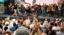 Concert de  Big band de la CAPI sur la scène de Cybèle_Vienne