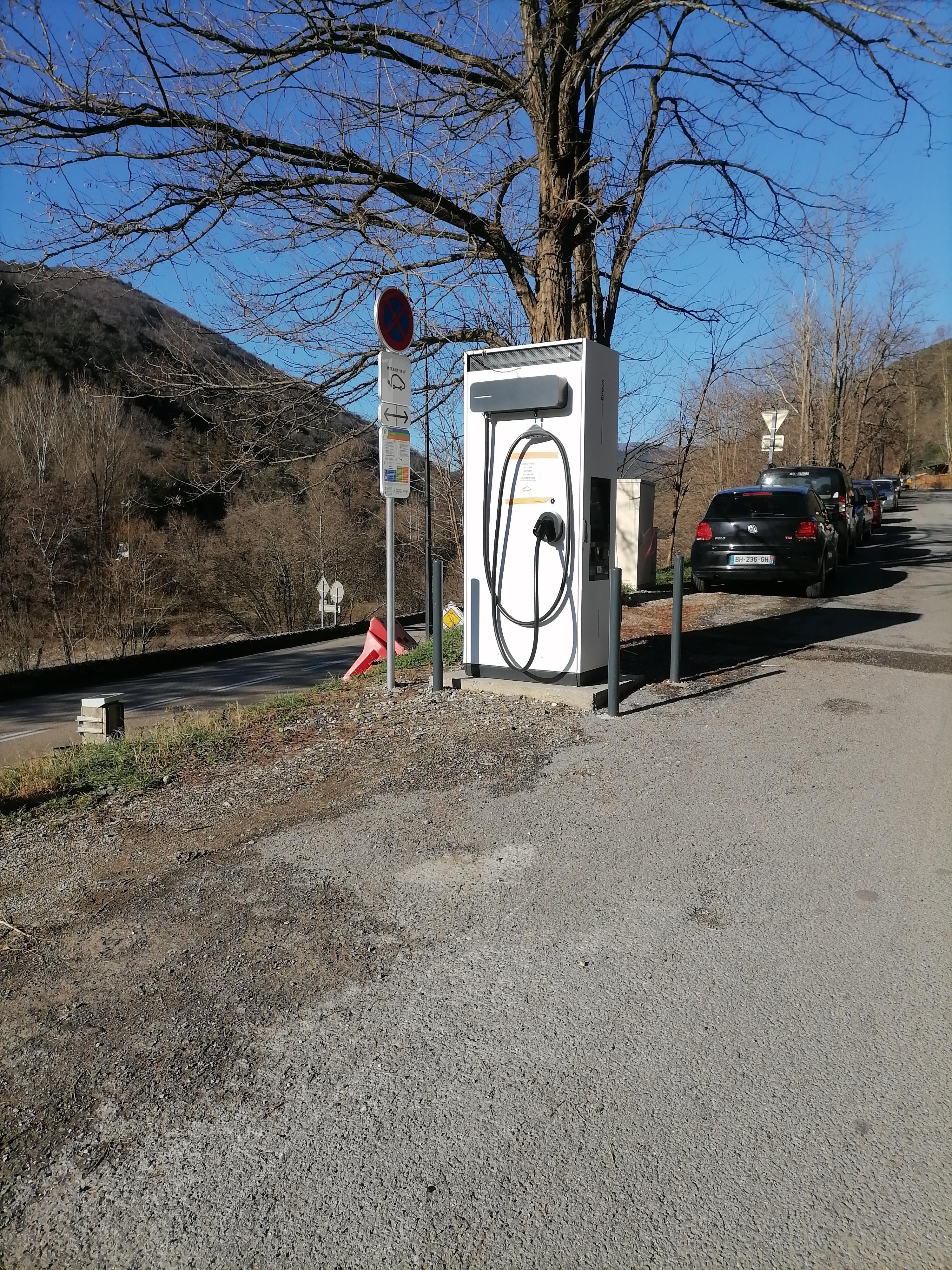 Borne de recharge de vélo électrique de Pont d'Hérault_Saint-André-de-Majencoules