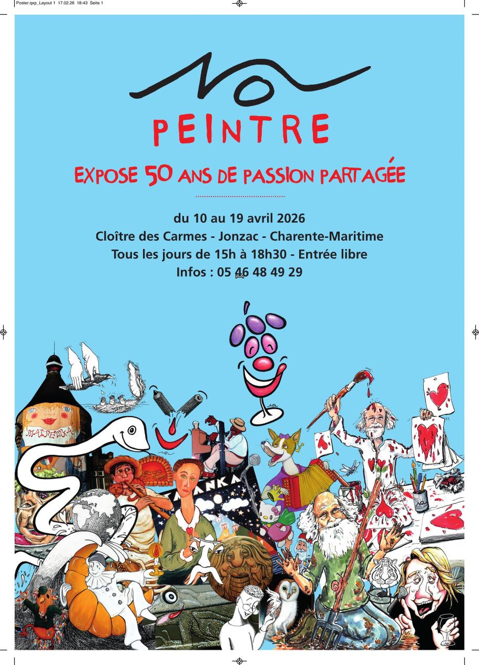Nol peintre expose 50 ans de passion partagée