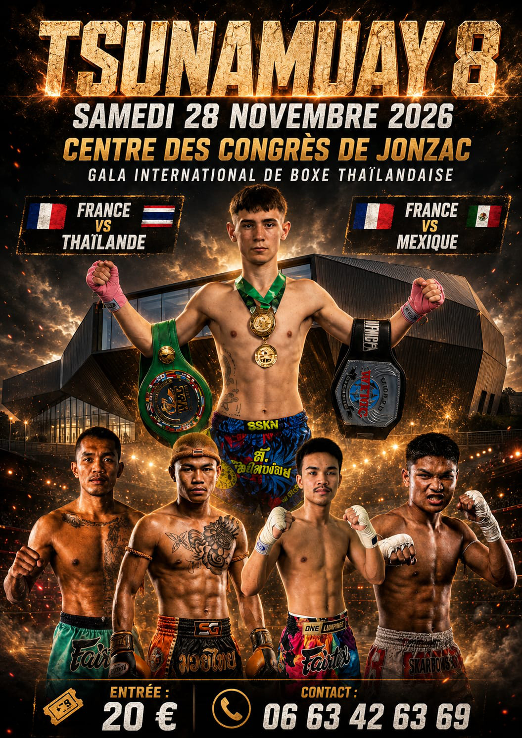 Gala international de boxe thaïlandaise - Tsunamuay 8