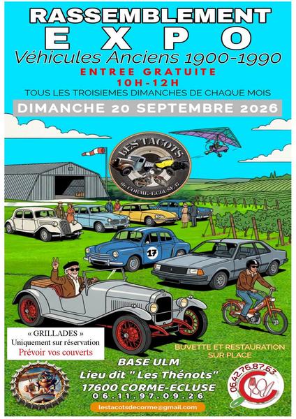Rassemblement expo véhicules anciens 1900-1990