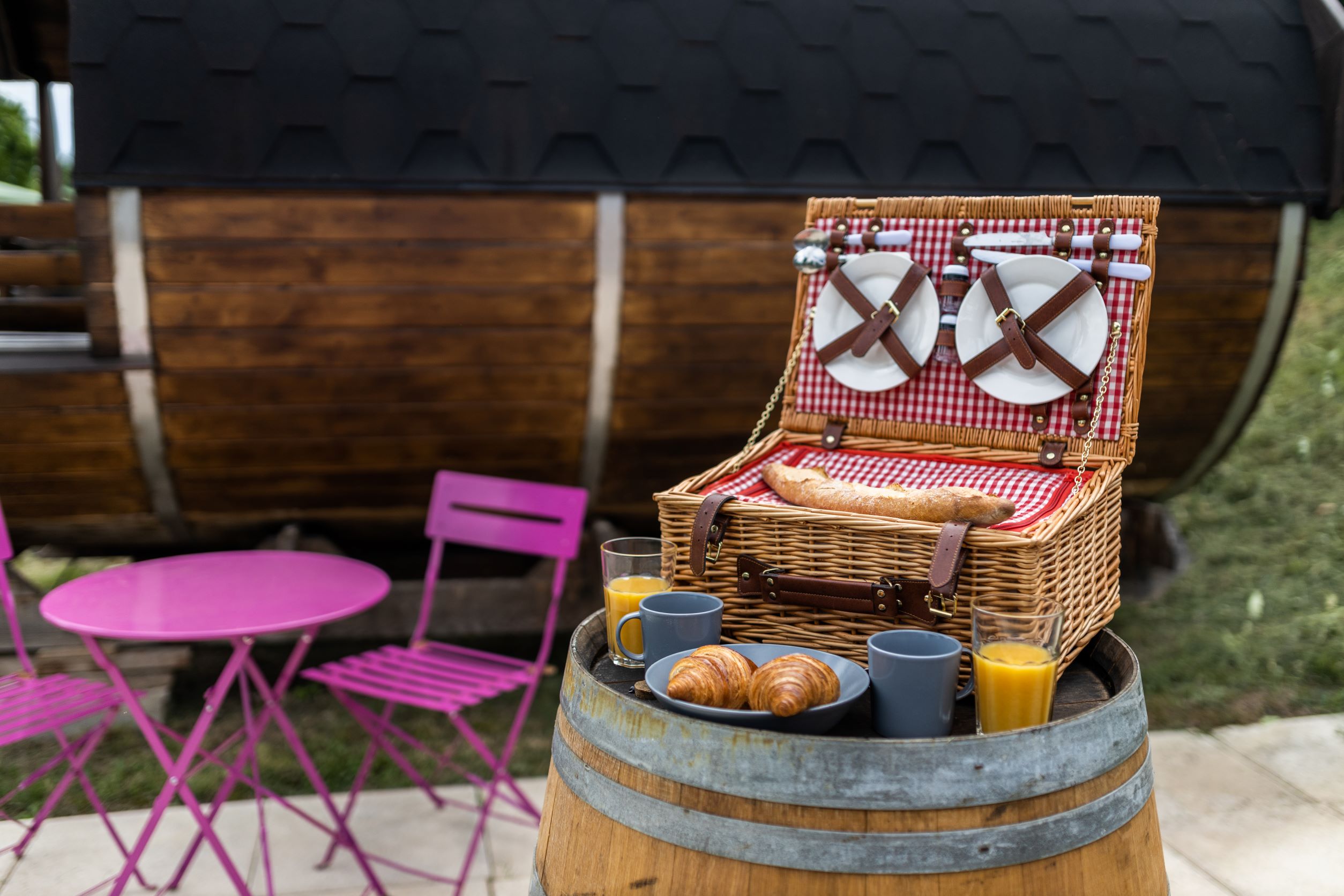 Barrels - Camping la Grappe Fleurie