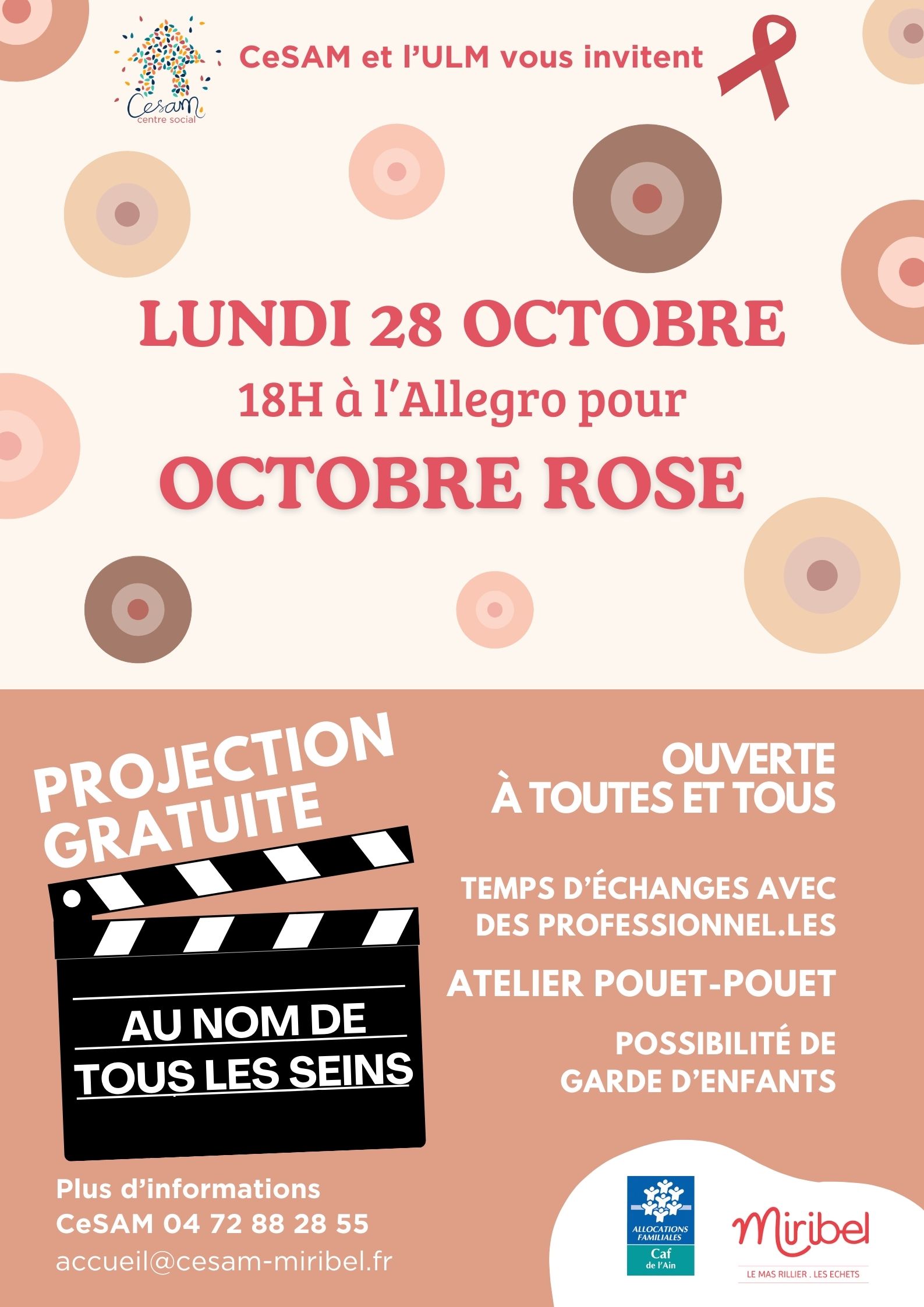 Octobre rose: documentaire "au nom de tous les seins"