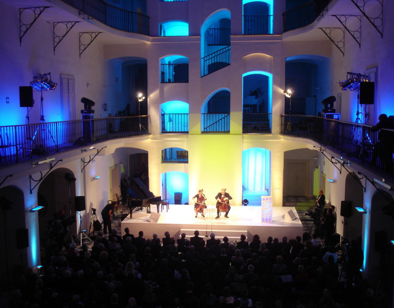Concert pour deux violoncelles Bach Festival Gers_Bassoues