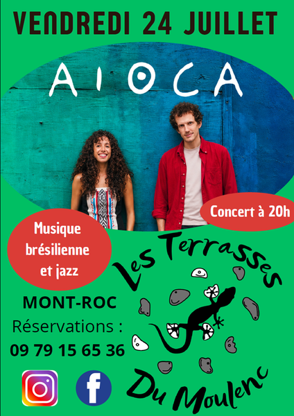 Concert aux Terrasses du Moulenc