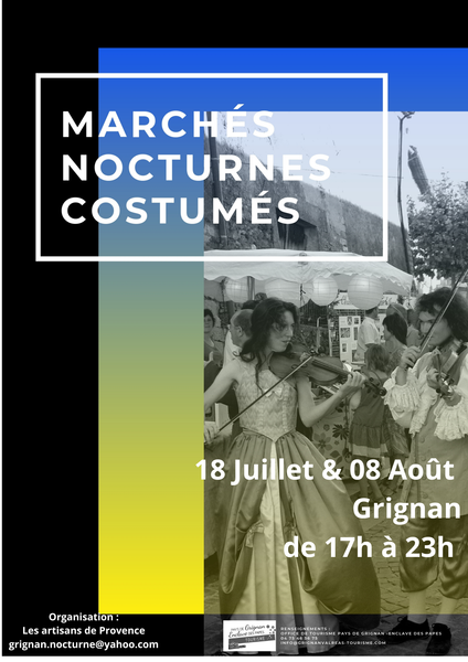 Marché Nocturne Costumé_Grignan