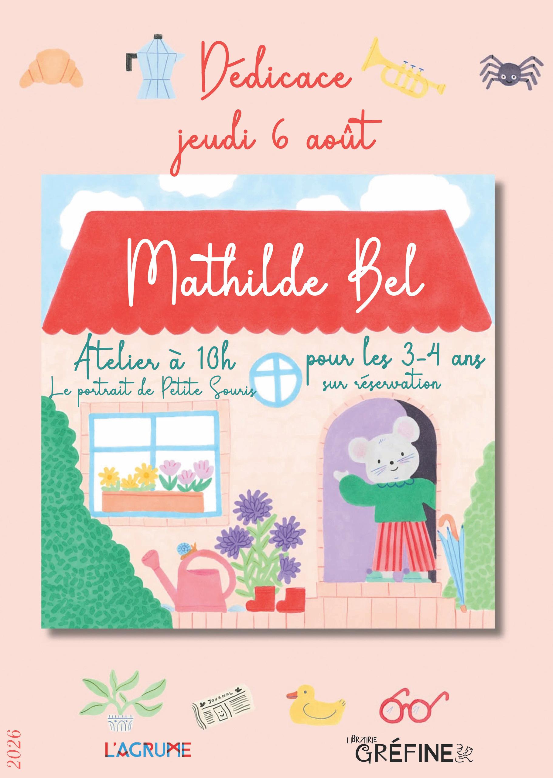 Animation - atelier enfants et dédicace avec Mathilde Bel