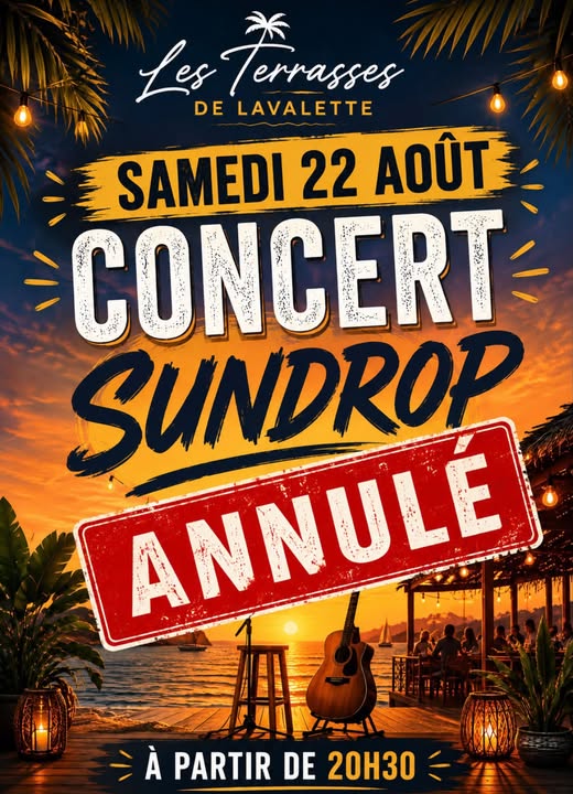 ANNULÉ - Concert Sundrop