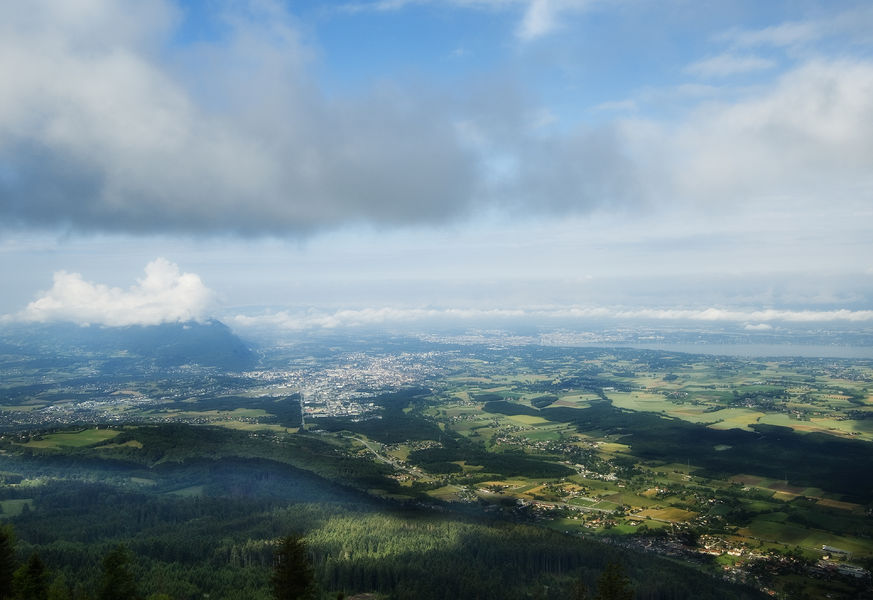 Vue sur la Région d'Annemasse